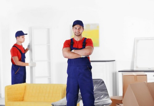 Removal team preparing a home move in Twickenham