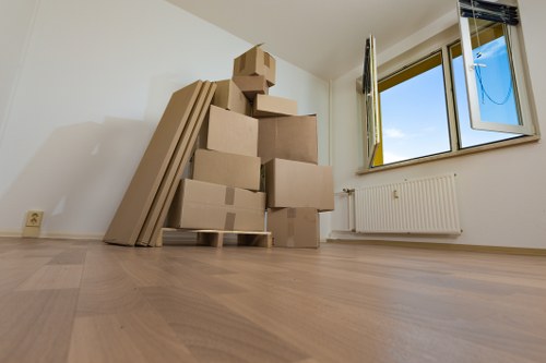 Twickenham moving team planning a house removal near local homes