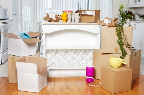 Loading belongings into a moving truck for a Twickenham relocation