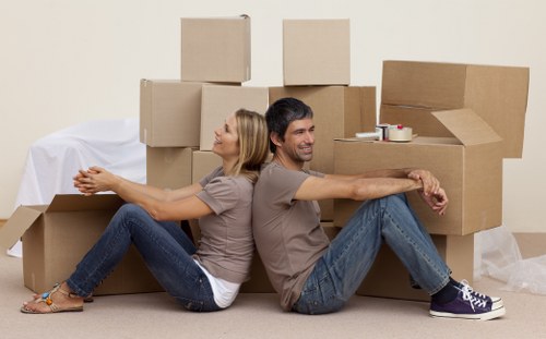 Local van service helping with a house move in Twickenham