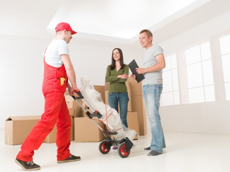 Commercial furniture pick-up in Twickenham office area